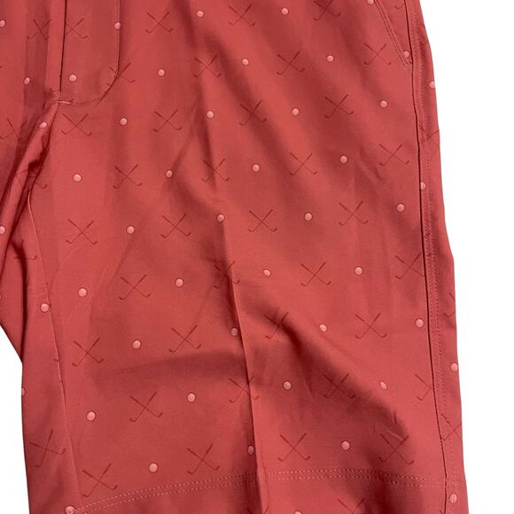 Greg Norman Mens Golf Shorts Size 32 Golf Ball Print Zip Fly Mid Rise Quick Dry - Picture 4 of 10